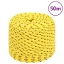 Cuerda de barco polipropileno amarillo 6 mm 50 m de , Sogas y cuerdas metálicas - Ref: Foro24-152603, Precio: 13,71 €, Descue...