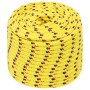 Cuerda de barco polipropileno amarillo 12 mm 25 m de , Sogas y cuerdas metálicas - Ref: Foro24-152617, Precio: 19,76 €, Descu...
