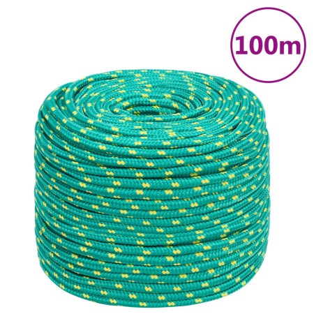 Cuerda de barco polipropileno verde 6 mm 100 m de , Sogas y cuerdas metálicas - Ref: Foro24-152710, Precio: 24,85 €, Descuent...