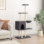 Rascador para gatos con postes de sisal gris oscuro 145 cm de , Mobiliario para gatos - Ref: Foro24-172096, Precio: 58,46 €, ...