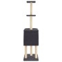 Rascador para gatos con postes de sisal gris oscuro 145 cm de , Mobiliario para gatos - Ref: Foro24-172096, Precio: 58,46 €, ...