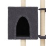 Rascador para gatos con postes de sisal gris oscuro 145 cm de , Mobiliario para gatos - Ref: Foro24-172096, Precio: 58,46 €, ...
