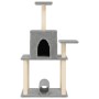 Rascador para gatos con postes de sisal gris claro 122 cm de , Mobiliario para gatos - Ref: Foro24-172089, Precio: 38,67 €, D...