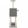 Rascador para gatos con postes de sisal gris claro 122 cm de , Mobiliario para gatos - Ref: Foro24-172089, Precio: 38,67 €, D...