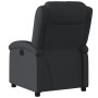 Sillón reclinable de cuero auténtico negro de , Sillones - Ref: Foro24-371789, Precio: 341,21 €, Descuento: %