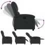 Sillón reclinable de cuero auténtico negro de , Sillones - Ref: Foro24-371789, Precio: 335,22 €, Descuento: %