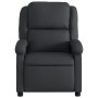Sillón reclinable de cuero auténtico negro de , Sillones - Ref: Foro24-371789, Precio: 341,21 €, Descuento: %