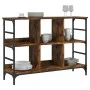 Aparador de madera de ingeniería roble ahumado 102x32x73,5 cm de , Aparadores - Ref: Foro24-837724, Precio: 59,14 €, Descuent...