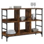 Aparador de madera de ingeniería roble ahumado 102x32x73,5 cm de , Aparadores - Ref: Foro24-837724, Precio: 60,34 €, Descuent...