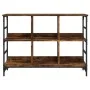 Aparador de madera de ingeniería roble ahumado 102x32x73,5 cm de , Aparadores - Ref: Foro24-837724, Precio: 59,14 €, Descuent...