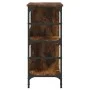 Aparador de madera de ingeniería roble ahumado 102x32x73,5 cm de , Aparadores - Ref: Foro24-837724, Precio: 59,14 €, Descuent...
