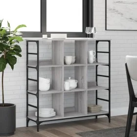 Aparador de madera de ingeniería gris Sonoma 102x32x103,5 cm by , Sideboards - Ref: Foro24-837730, Price: 76,16 €, Discount: %
