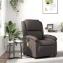 Sillón de masaje eléctrico cuero auténtico marrón oscuro de , Sillones - Ref: Foro24-371794, Precio: 344,45 €, Descuento: %