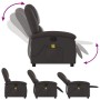 Sillón de masaje eléctrico cuero auténtico marrón oscuro de , Sillones - Ref: Foro24-371794, Precio: 349,85 €, Descuento: %