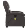 Sillón de masaje eléctrico cuero auténtico marrón oscuro de , Sillones - Ref: Foro24-371794, Precio: 344,45 €, Descuento: %