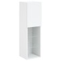 Mueble para TV con luces LED blanco 30,5x30x102 cm de , Muebles TV - Ref: Foro24-837015, Precio: 68,86 €, Descuento: %