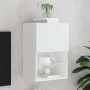 Mueble para TV con luces LED blanco 40,5x30x60 cm de , Muebles TV - Ref: Foro24-837029, Precio: 43,02 €, Descuento: %