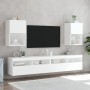 Mueble para TV con luces LED blanco 40,5x30x60 cm de , Muebles TV - Ref: Foro24-837029, Precio: 43,02 €, Descuento: %