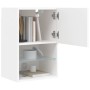Mueble para TV con luces LED blanco 40,5x30x60 cm de , Muebles TV - Ref: Foro24-837029, Precio: 43,02 €, Descuento: %