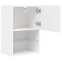 Mueble para TV con luces LED blanco 40,5x30x60 cm de , Muebles TV - Ref: Foro24-837029, Precio: 43,02 €, Descuento: %