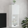 Mueble para TV con luces LED blanco 40,5x30x102 cm de , Muebles TV - Ref: Foro24-837057, Precio: 71,44 €, Descuento: %
