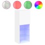 Mueble para TV con luces LED blanco 40,5x30x102 cm de , Muebles TV - Ref: Foro24-837057, Precio: 71,44 €, Descuento: %