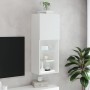 Mueble para TV con luces LED blanco 40,5x30x102 cm de , Muebles TV - Ref: Foro24-837057, Precio: 71,44 €, Descuento: %