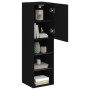 Mueble para TV con luces LED negro 30,5x30x102 cm de , Muebles TV - Ref: Foro24-837017, Precio: 55,55 €, Descuento: %