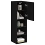 Mueble para TV con luces LED negro 30,5x30x102 cm de , Muebles TV - Ref: Foro24-837017, Precio: 54,81 €, Descuento: %