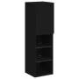 Mueble para TV con luces LED negro 30,5x30x102 cm de , Muebles TV - Ref: Foro24-837017, Precio: 54,81 €, Descuento: %