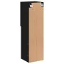 Mueble para TV con luces LED negro 30,5x30x102 cm de , Muebles TV - Ref: Foro24-837017, Precio: 54,81 €, Descuento: %