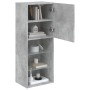Mueble para TV con luces LED gris hormigón 40,5x30x102 cm de , Muebles TV - Ref: Foro24-837060, Precio: 59,14 €, Descuento: %