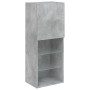 Mueble para TV con luces LED gris hormigón 40,5x30x102 cm de , Muebles TV - Ref: Foro24-837060, Precio: 59,14 €, Descuento: %