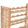 Solid walnut wood wine rack for 25 bottles, measuring 63x25x73 cm. by vidaXL, Wine racks - Ref: Foro24-247101, Price: 62,61 €...