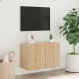 Mueble para TV de pared roble Sonoma 60x30x41 cm de , Muebles TV - Ref: Foro24-836942, Precio: 38,32 €, Descuento: %