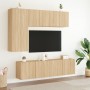 Mueble para TV de pared roble Sonoma 60x30x41 cm de , Muebles TV - Ref: Foro24-836942, Precio: 38,84 €, Descuento: %