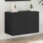 Mueble para TV de pared negro 60x30x41 cm de , Muebles TV - Ref: Foro24-836940, Precio: 46,11 €, Descuento: %