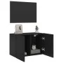 Mueble para TV de pared negro 60x30x41 cm de , Muebles TV - Ref: Foro24-836940, Precio: 46,11 €, Descuento: %