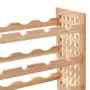 Solid walnut wood wine rack for 25 bottles, measuring 63x25x73 cm. by vidaXL, Wine racks - Ref: Foro24-247101, Price: 62,61 €...