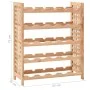Solid walnut wood wine rack for 25 bottles, measuring 63x25x73 cm. by vidaXL, Wine racks - Ref: Foro24-247101, Price: 62,61 €...