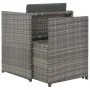 7-piece garden dining set and gray synthetic rattan cushions by vidaXL, Garden sets - Ref: Foro24-44721, Price: 309,97 €, Dis...