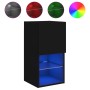 Mueble para TV con luces LED negro 30,5x30x60 cm de , Muebles TV - Ref: Foro24-836989, Precio: 45,08 €, Descuento: %