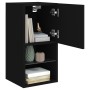 Mueble para TV con luces LED negro 30,5x30x60 cm de , Muebles TV - Ref: Foro24-836989, Precio: 45,08 €, Descuento: %
