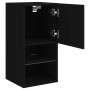 Mueble para TV con luces LED negro 30,5x30x60 cm de , Muebles TV - Ref: Foro24-836989, Precio: 45,08 €, Descuento: %