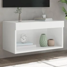 Mueble para TV con luces LED blanco 60x30x30 cm de , Muebles TV - Ref: Foro24-837127, Precio: 40,03 €, Descuento: %
