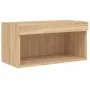 Mueble para TV con luces LED roble Sonoma 60x30x30 cm de , Muebles TV - Ref: Foro24-837131, Precio: 39,80 €, Descuento: %