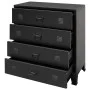Industrial style metal chest of drawers 78x40x93 cm black by vidaXL, Drawers - Ref: Foro24-245963, Price: 173,20 €, Discount: %
