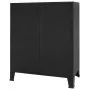 Industrial style metal chest of drawers 78x40x93 cm black by vidaXL, Drawers - Ref: Foro24-245963, Price: 173,20 €, Discount: %