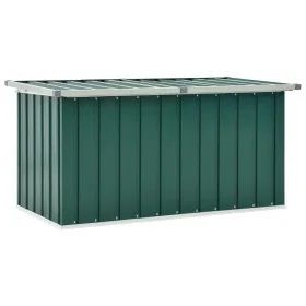 Caja de almacenaje para jardín verde 129x67x65 cm de , Cajas de almacenaje para exteriores - Ref: Foro24-46261, Precio: 85,20...