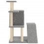 Rascador para gatos con postes de sisal gris claro 97 cm de , Mobiliario para gatos - Ref: Foro24-172098, Precio: 53,43 €, De...